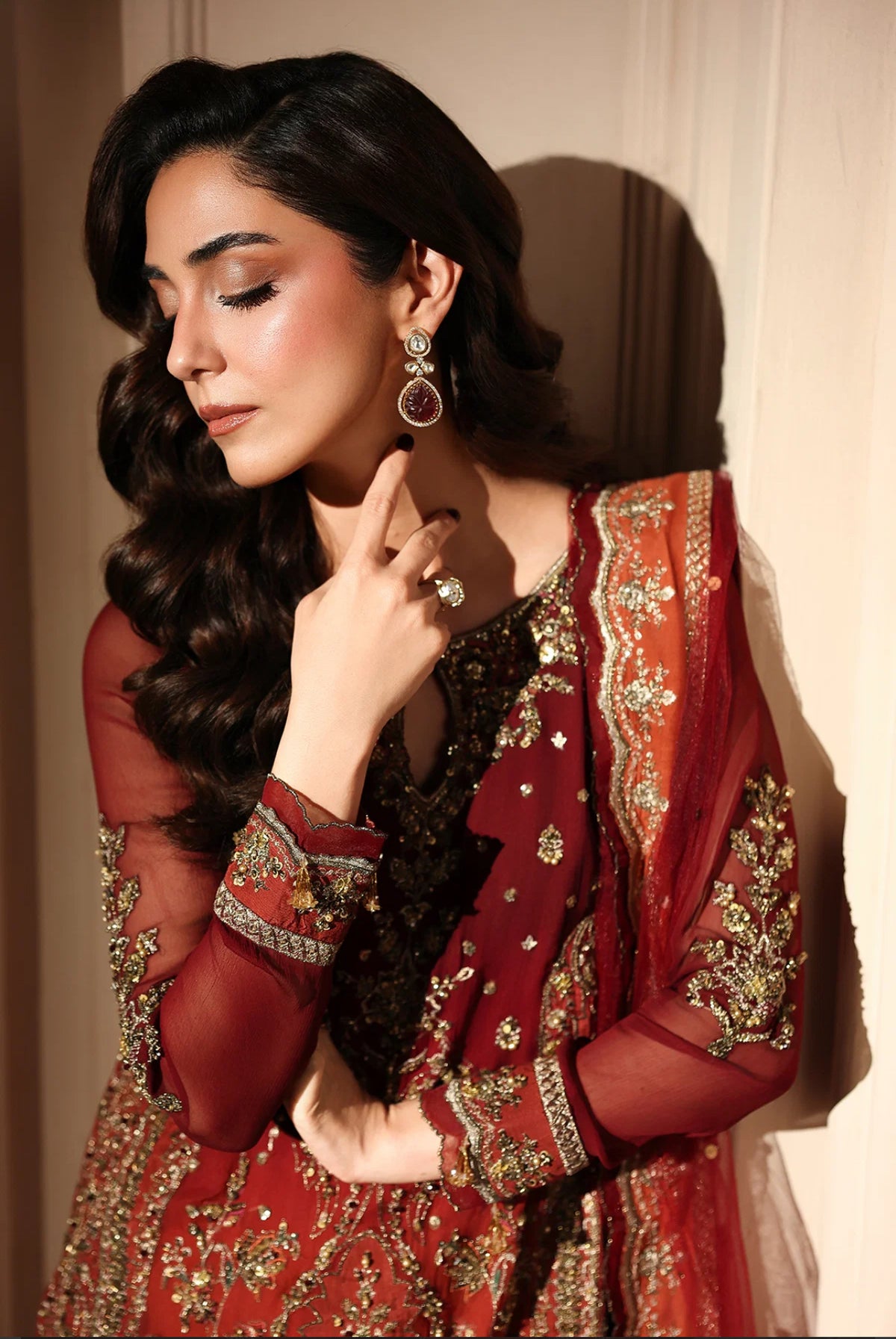 DASTAN-E-JASHAN 3-PC UNSTITCHED EMBROIDERED LUXURY CHIFFON DJW6-08