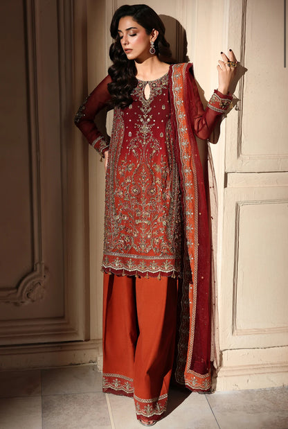 DASTAN-E-JASHAN 3-PC UNSTITCHED EMBROIDERED LUXURY CHIFFON DJW6-08