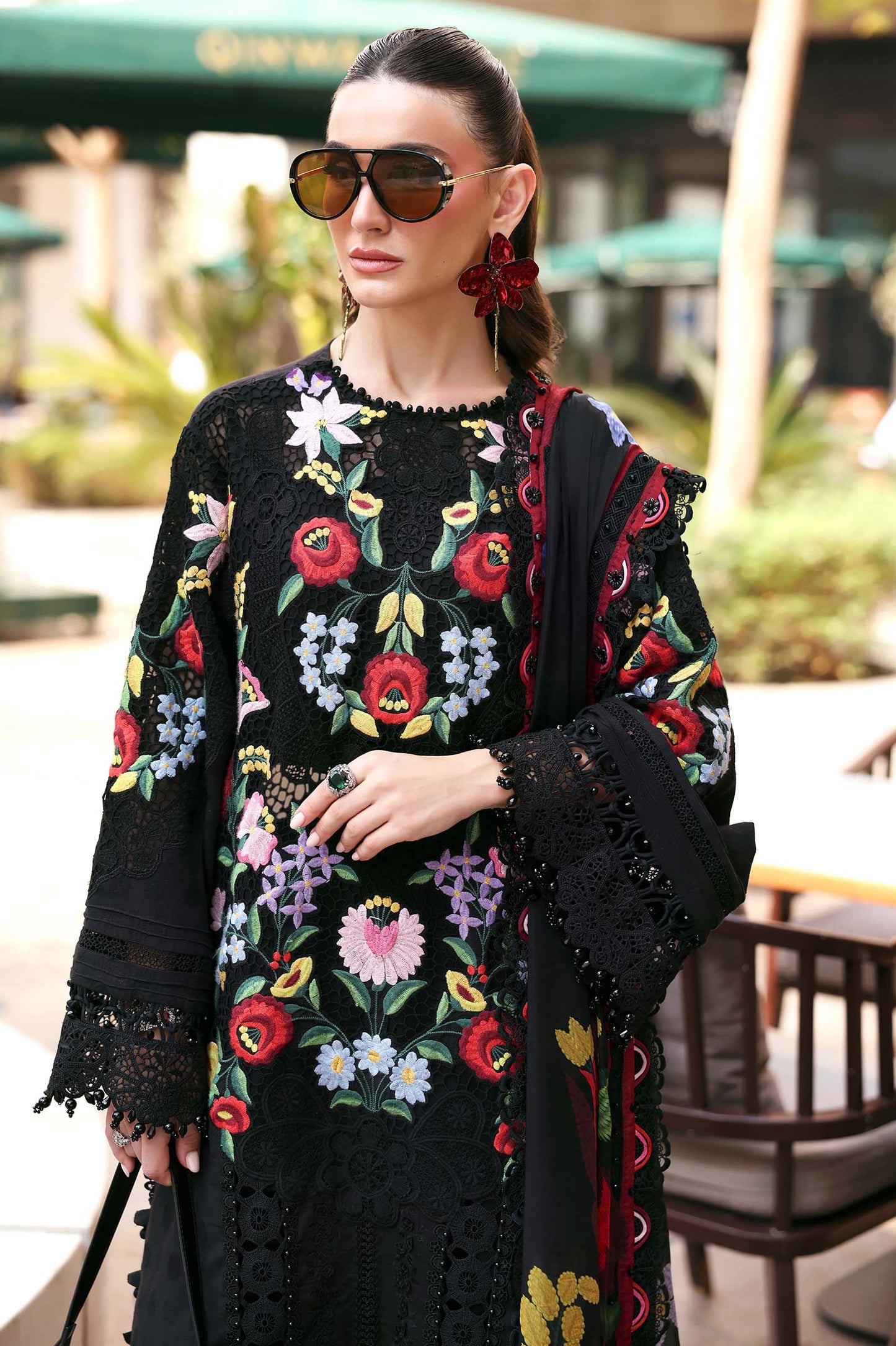3 Piece Unstitched Embroidered Jacquard Lawn Sui
