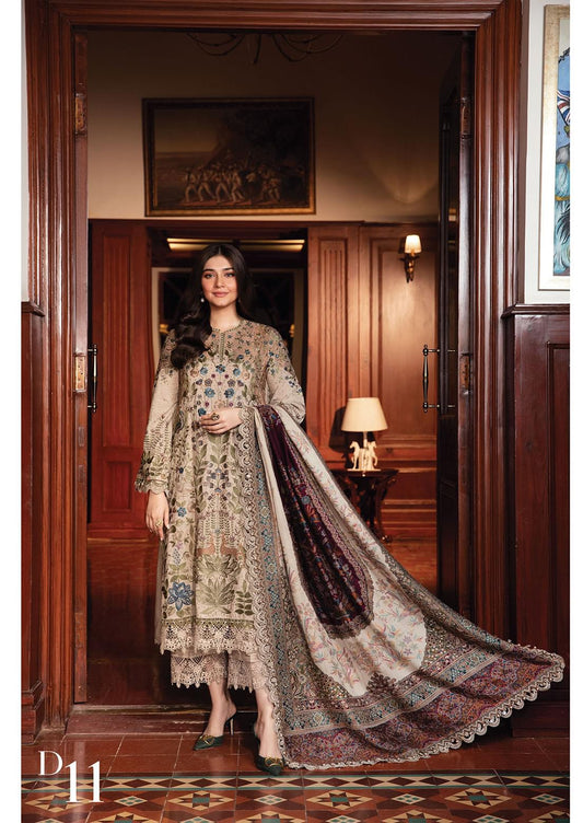 MARIA B                                  Unstitched Winter Luxe' 24 | 
Code: LN-1211