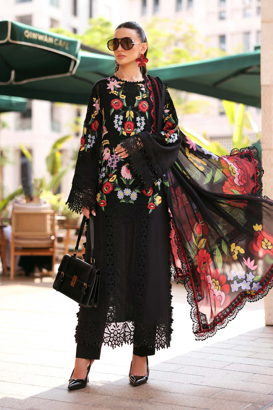 3 Piece Unstitched Embroidered Jacquard Lawn Sui