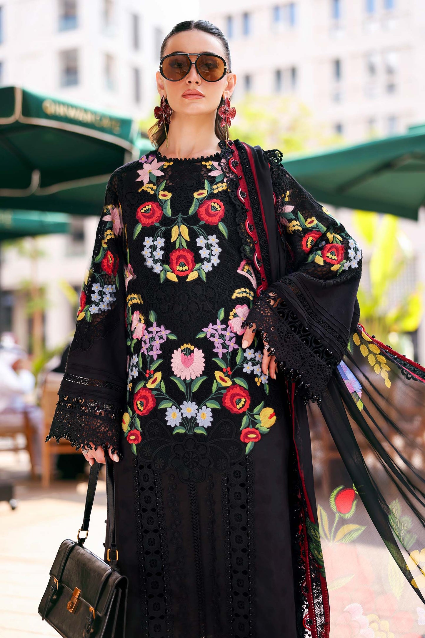 3 Piece Unstitched Embroidered Jacquard Lawn Sui