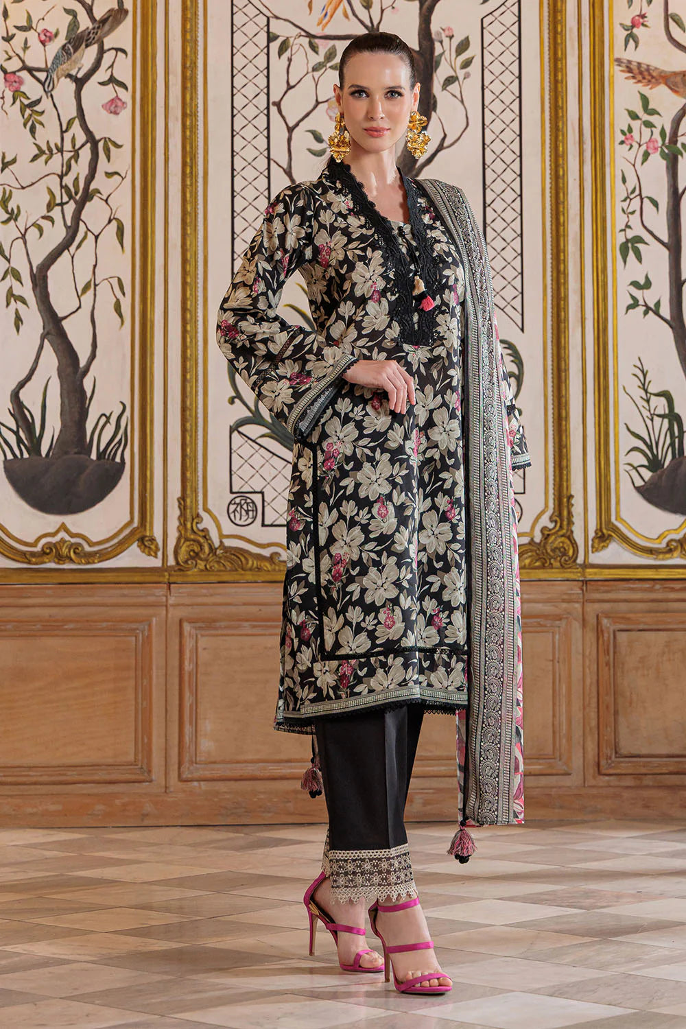Mitti ki Khushboo by Gul Ahmed Lawn Collection 2026 | CL-52517
