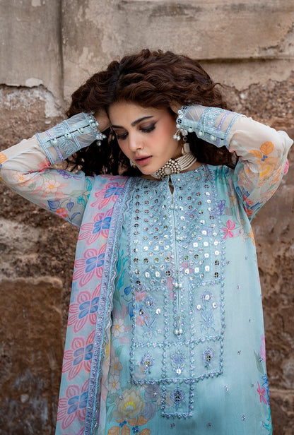 3-PC UNSTITCHED EMBROIDERED CHIFFON COLLECTION VSLW6-11