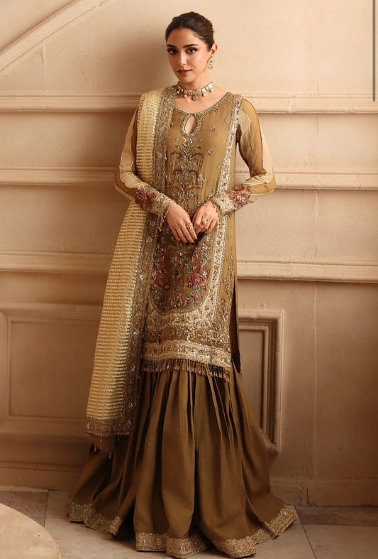 DASTAN-E-JASHAN 3-PC UNSTITCHED EMBROIDERED LUXURY CHIFFON DJW6-06