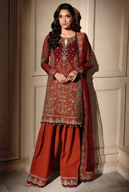 DASTAN-E-JASHAN 3-PC UNSTITCHED EMBROIDERED LUXURY CHIFFON DJW6-08