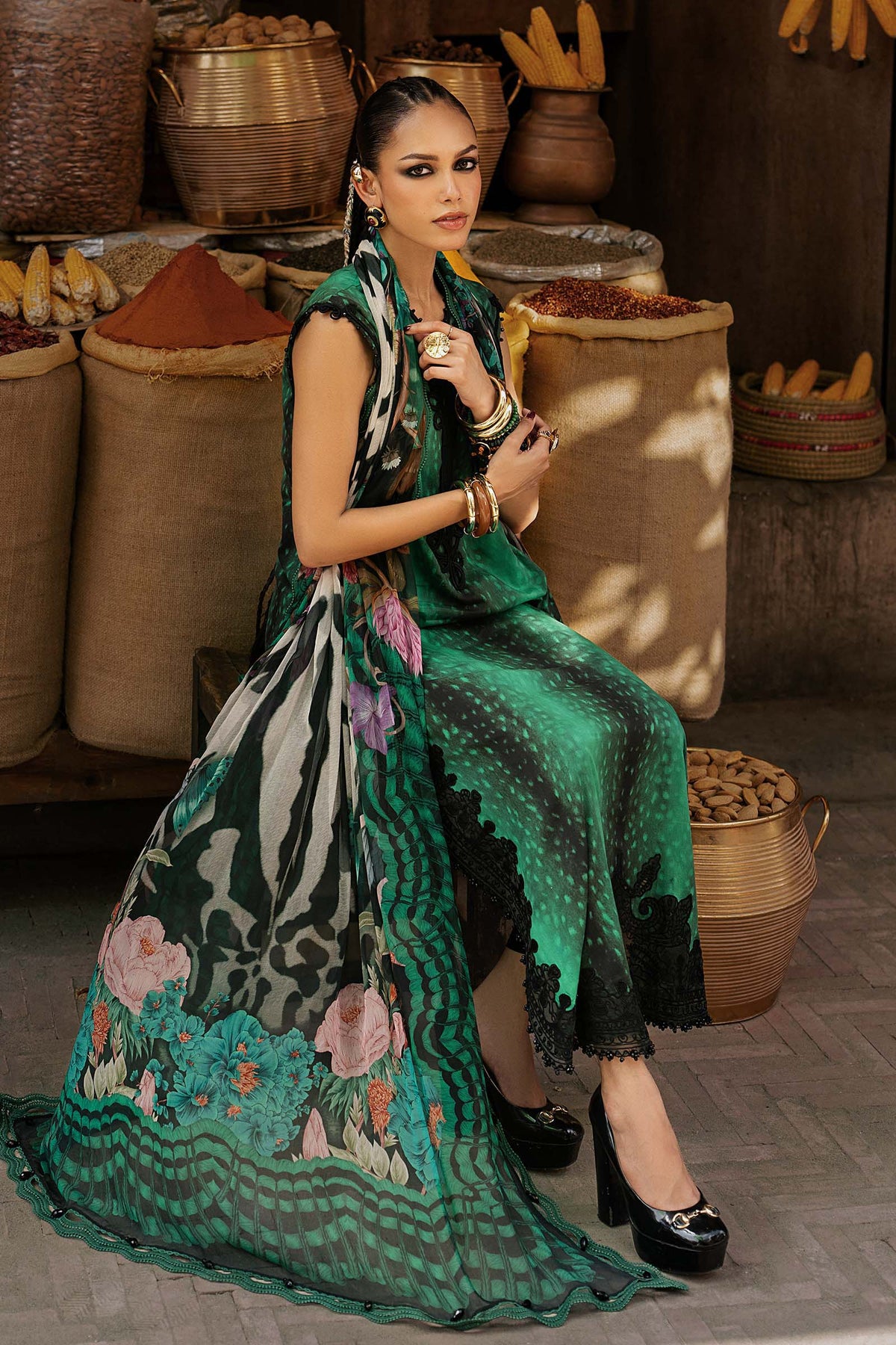 Maria B · Unstitched M.Prints · MPT-3105