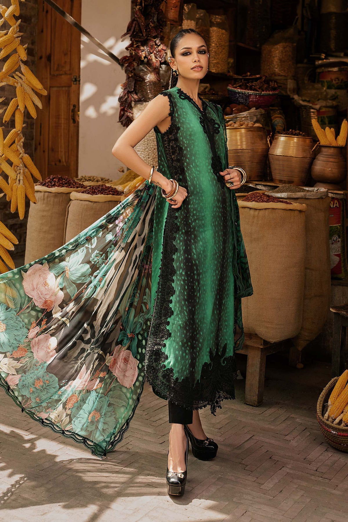 Maria B · Unstitched M.Prints · MPT-3105