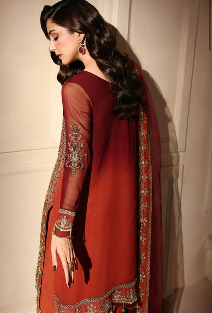 DASTAN-E-JASHAN 3-PC UNSTITCHED EMBROIDERED LUXURY CHIFFON DJW6-08