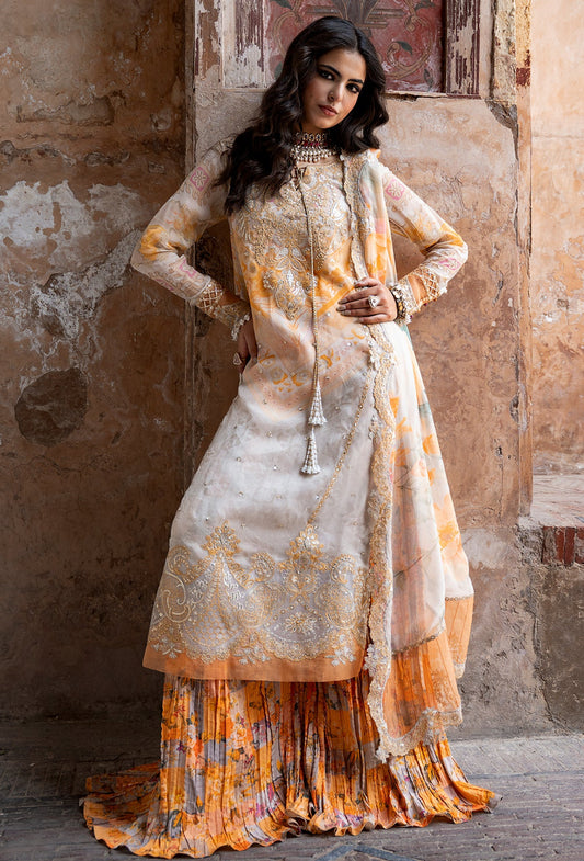 3-PC UNSTITCHED EMBROIDERED CHIFFON COLLECTION VSLW6-06