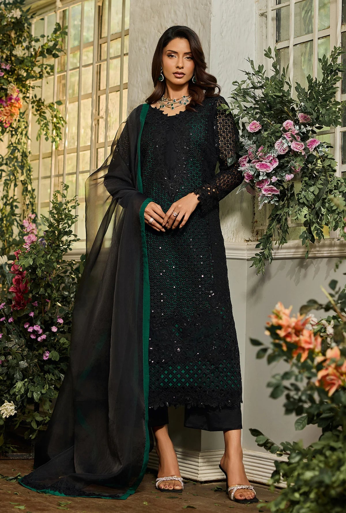 3-PC UNSTITCHED LUXURY COLLECTION CCE6-03