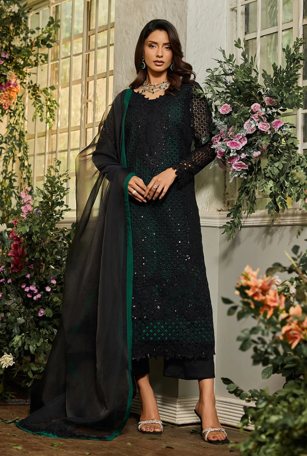 3-PC UNSTITCHED LUXURY COLLECTION CCE6-03