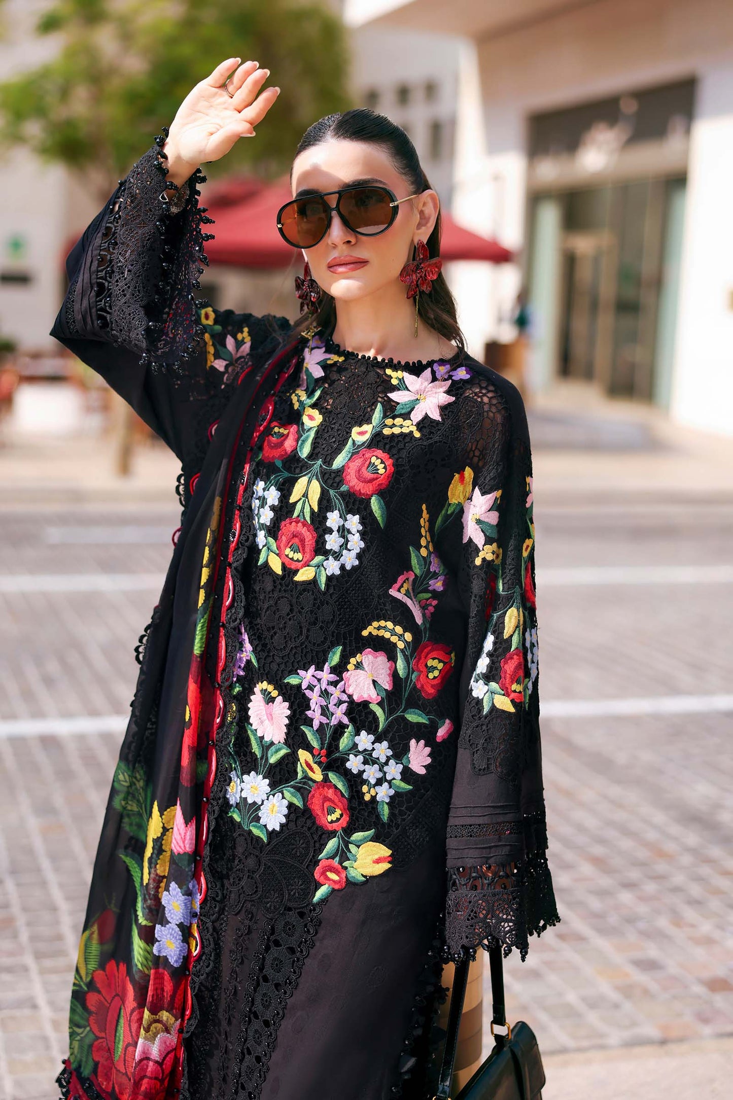 3 Piece Unstitched Embroidered Jacquard Lawn Sui