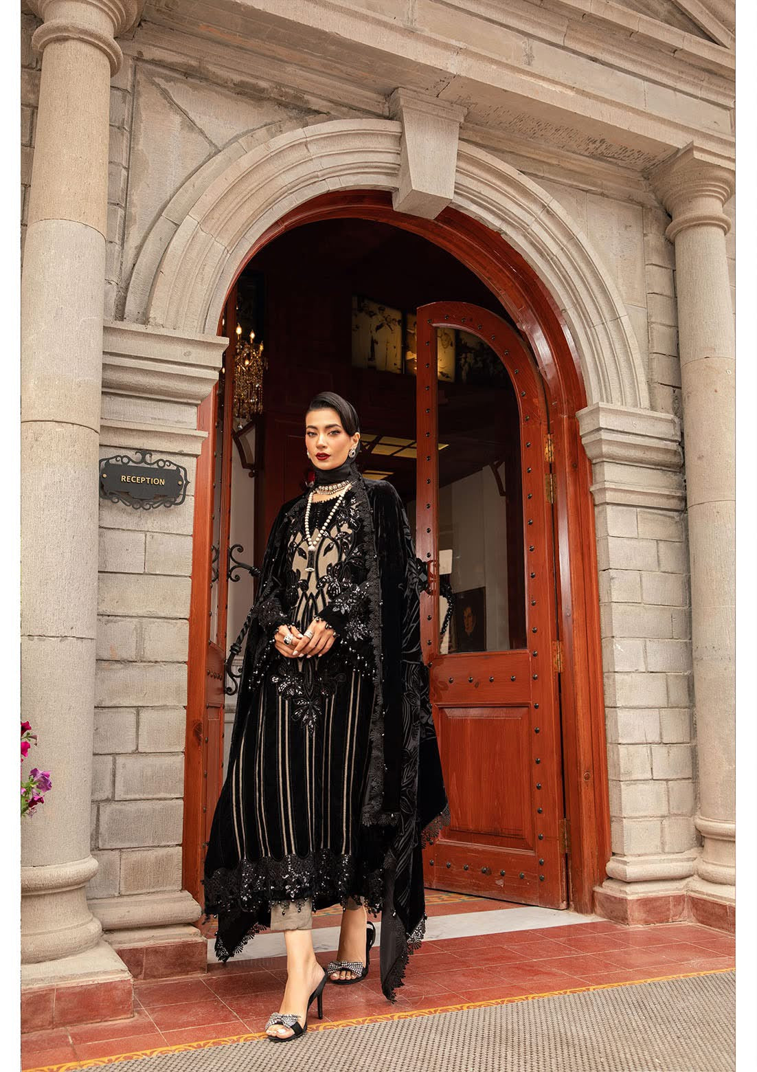 MARIA B                                Unstitched Winter Luxe' 24 | code LN-1205