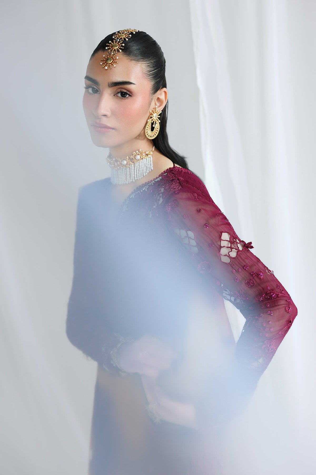 Qalamkar · Chiffon-26 · QCC-03