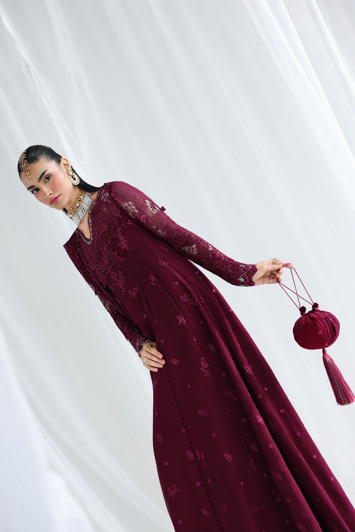 Qalamkar · Chiffon-26 · QCC-03