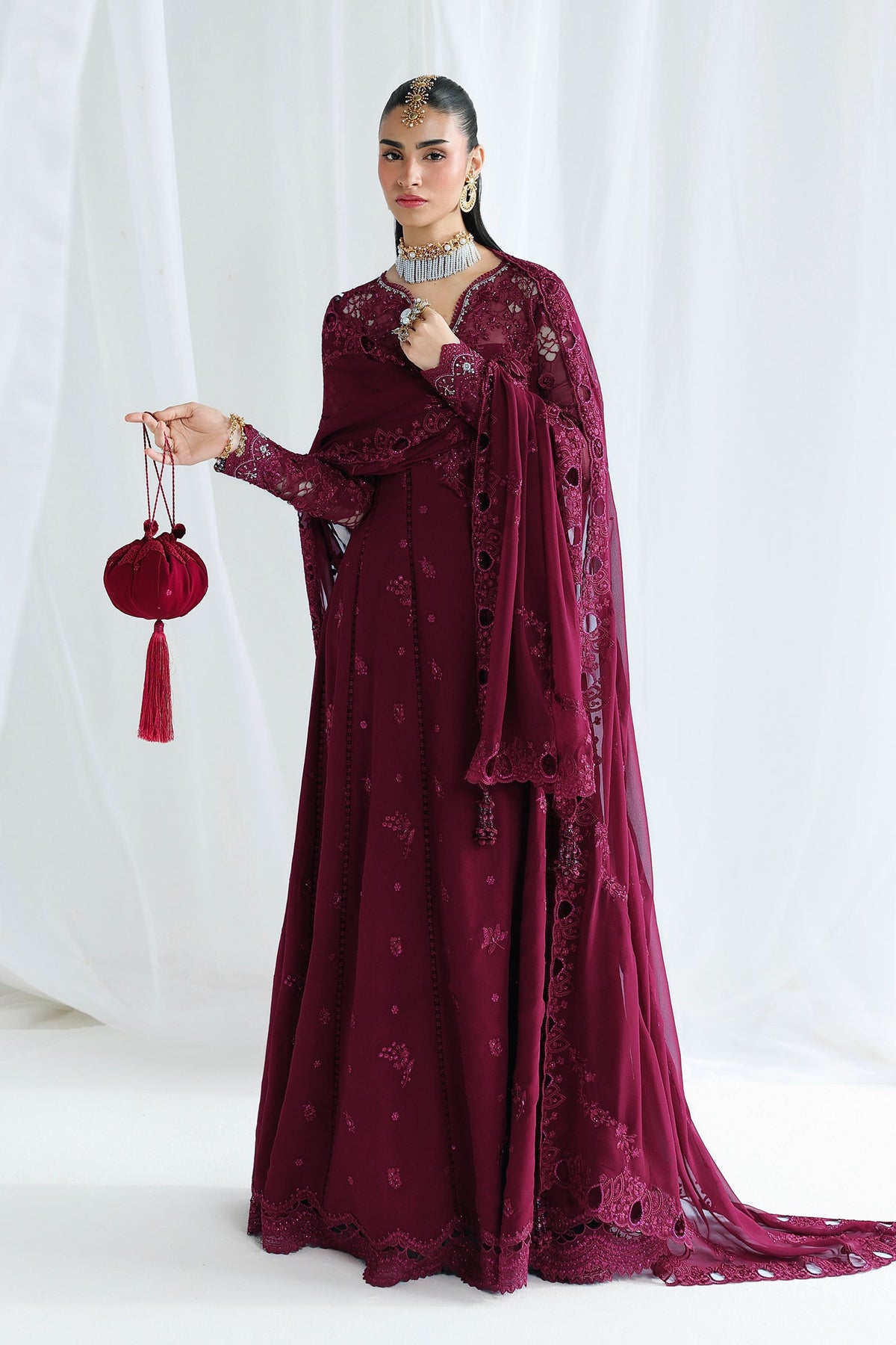 Qalamkar · Chiffon-26 · QCC-03