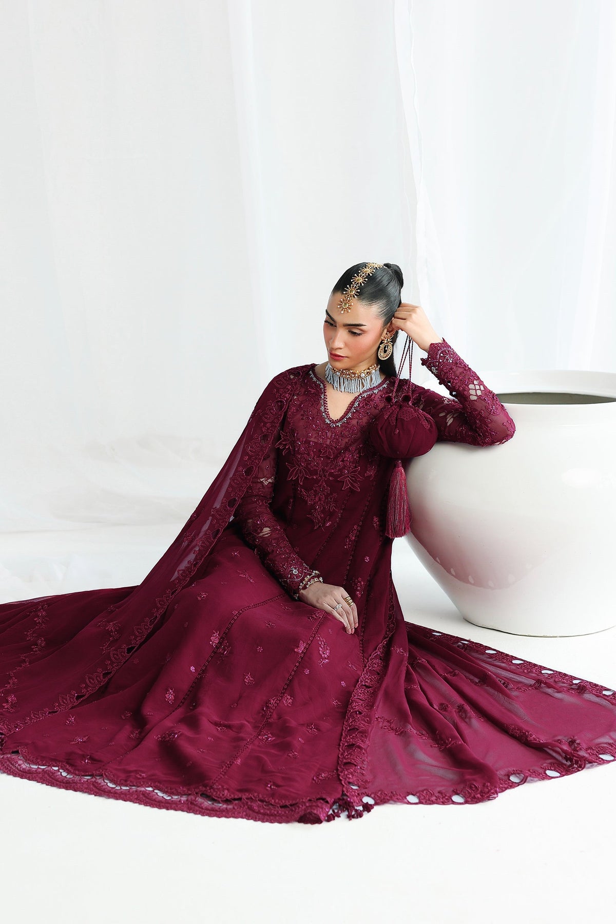 Qalamkar · Chiffon-26 · QCC-03